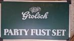 Grolsch party fust set, Verzamelen, Biermerken, Ophalen, Zo goed als nieuw, Overige typen, Grolsch