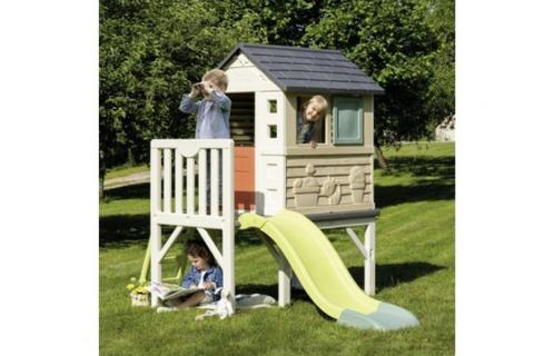 Smoby S.Life Stilt house speelhuis paalwoning +glijbaan €279, Kinderen en Baby's, Speelgoed | Buiten | Los speelgoed, Nieuw, Verzenden