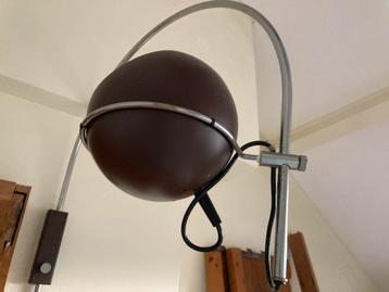 Gepo wandlamp, retro, rond gebogen, zwart snoer beschikbaar voor biedingen