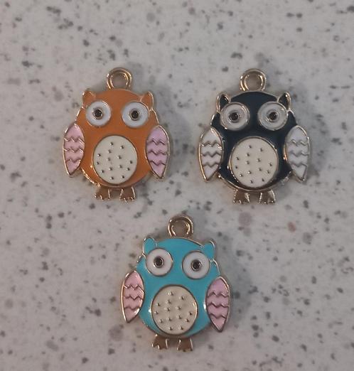 Uil bedels "nieuw" (verschillende), Hobby en Vrije tijd, Kralen en Sieraden maken, Nieuw, Bedel, Ophalen of Verzenden