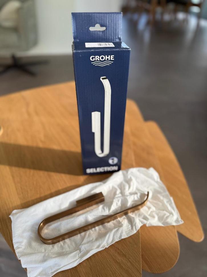 GROHE Reserverolhouder brushed warm sunset 41067DL0, Doe-het-zelf en Verbouw, Sanitair, Nieuw, Douche, Koper, Ophalen
