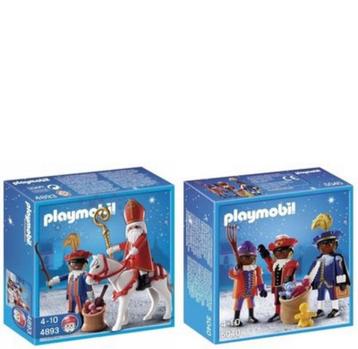 Playmobil Sint & Pieten Set 4893 + 5040 - Zeldzaam! beschikbaar voor biedingen