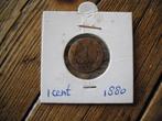 Cent/ 1 cent --1880--, Ophalen of Verzenden, 1 cent, Losse munt