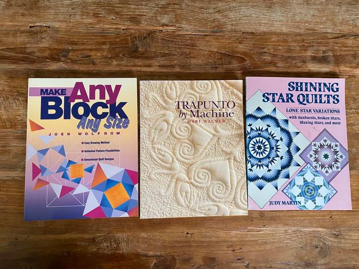 Te koop: 3 Engelstalige quiltboeken, Hobby en Vrije tijd, Overige Hobby en Vrije tijd, Zo goed als nieuw, Ophalen of Verzenden