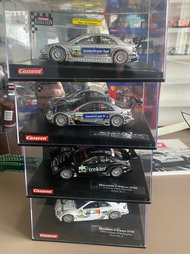 Carrera evolution Mercedessen CLK DTM nieuw zgan, Ophalen of Verzenden, Zo goed als nieuw, Elektrisch, Carrera