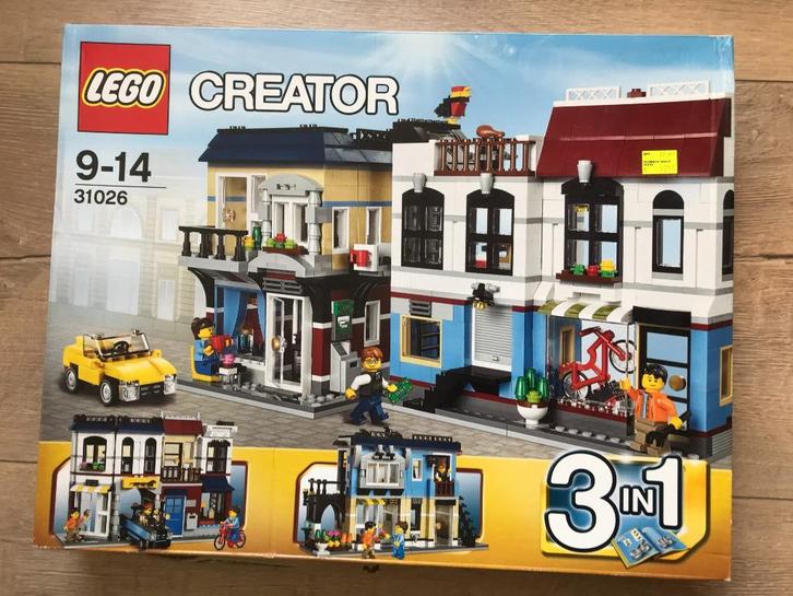 31026 Bike Shop & Café NIEUW in doos, Kinderen en Baby's, Speelgoed | Duplo en Lego, Nieuw, Lego, Complete set, Ophalen of Verzenden