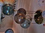 Hanglamp met gekleurde glazen bollen, Ophalen, Gebruikt, Glas, Minder dan 50 cm