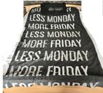 1 Persoons Dekbed Overtrek, Gebruikt, Eenpersoons, Zwart, Dekbedovertrek