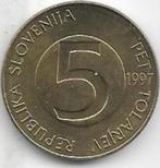 5  tolar  1997  Slovenië. km. 6, Ophalen of Verzenden, Overige landen, Losse munt