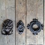 Landelijke gietijzeren deurklopper leeuwenkop *Etage3*, ., Ophalen of Verzenden, Zo goed als nieuw, .