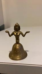 Kopeten tafelbel vrouwtje, Antiek en Kunst, Antiek | Koper en Brons, Ophalen of Verzenden