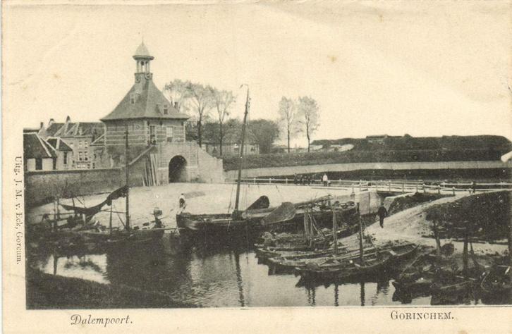 Dalempoort. - Gorinchem. - ongelopen, Verzamelen, Ansichtkaarten | Nederland, Ongelopen, Zuid-Holland, Voor 1920, Ophalen of Verzenden