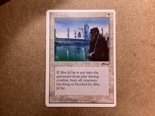 1x Abu Ja’far (Excellent), Hobby en Vrije tijd, Verzamelkaartspellen | Magic the Gathering, Zo goed als nieuw, Losse kaart, Ophalen of Verzenden