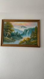 Landschap schilderij, Antiek en Kunst, Kunst | Schilderijen | Klassiek, Ophalen of Verzenden