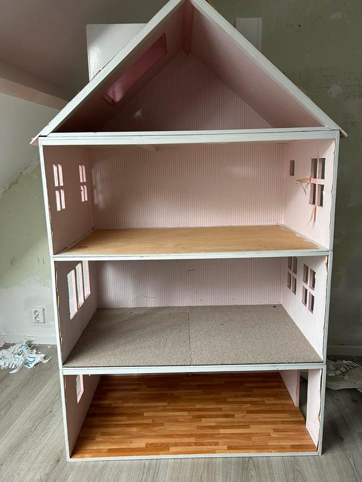 GROOT poppenhuis/ barbiehuis, Kinderen en Baby's, Speelgoed | Poppenhuizen, Gebruikt, Poppenhuis, Ophalen