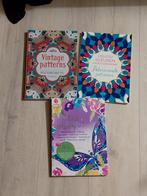 Creatief kleuren vintage patterns volwassen kleurboek, Hobby en Vrije tijd, Tekenen, Ophalen of Verzenden, Nieuw, Overige typen