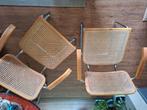 Buisframe stoelen Marcel Breuer . thonet stijl, Huis en Inrichting, Stoelen, Ophalen, Gebruikt, Bruin