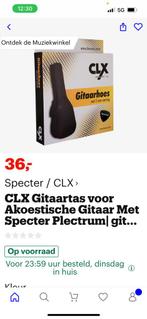 Gitaarhoes zwart nieuw, Muziek en Instrumenten, Ophalen of Verzenden, Nieuw, Akoestische gitaar