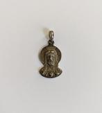 Antieke zilveren hanger met Jezus Christus, Gebruikt, Verzenden, Kruis of Symbool, Zilver