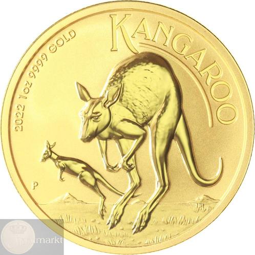 Australië - 100 dollars 2022 kangaroo - 1 Oz. GOUD, Postzegels en Munten, Munten | Oceanië, Losse munt, Goud, Ophalen of Verzenden