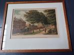 Gekleurde litho van Den Haag 's Gravenhage 17 de eeuw, Gebruikt, Ophalen of Verzenden, Gebouw, Voor 1940