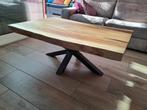 Boomstamtafel salontafel, Huis en Inrichting, Tafels | Salontafels, Ophalen, Gebruikt, 100 tot 150 cm, 50 tot 100 cm