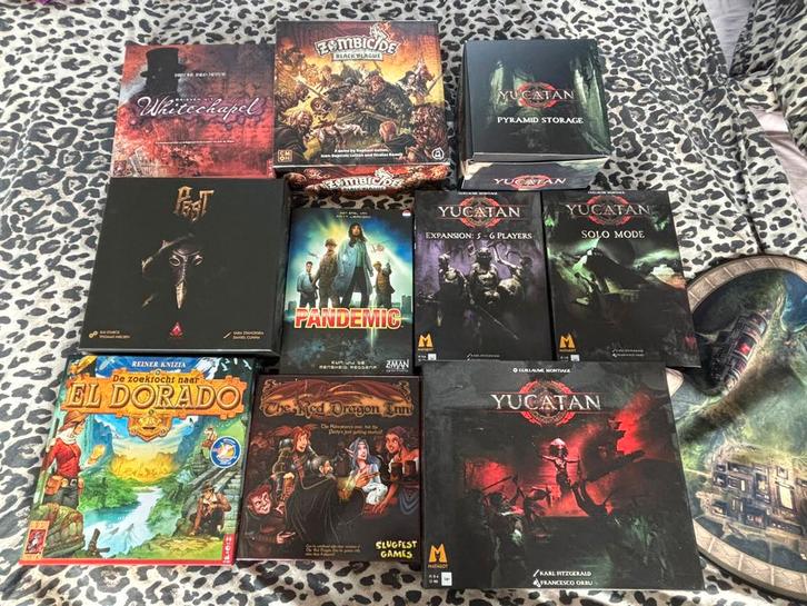 Super bordspellen! O.a. Zombicide, Yucatan, Pest, Pandemic, Hobby en Vrije tijd, Gezelschapsspellen | Bordspellen, Zo goed als nieuw