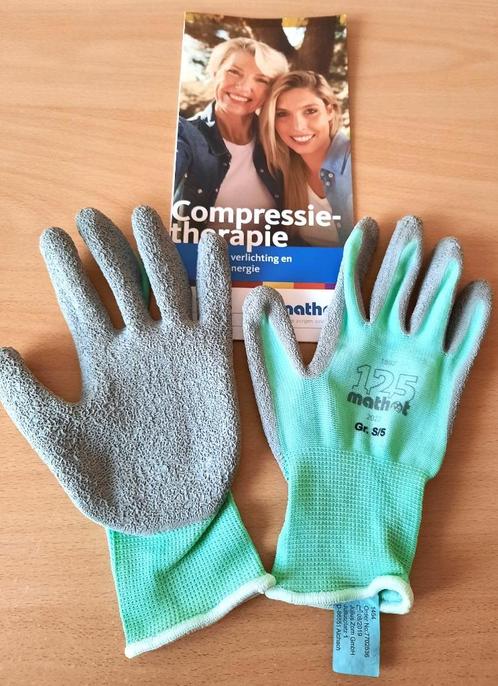 Mathot - Nieuwe handschoenen voor steunkousen - Mt S/5, Diversen, Verpleegmiddelen, Nieuw, Ophalen of Verzenden