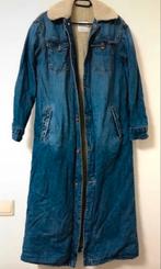 Lange spijkerjas met teddy voering maat XS, Ophalen of Verzenden, Zo goed als nieuw