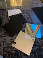 Deurtjes voor Ikea Kallax kast zwarte en spiegel, Huis en Inrichting, Kasten | Overige, Ophalen, Gebruikt