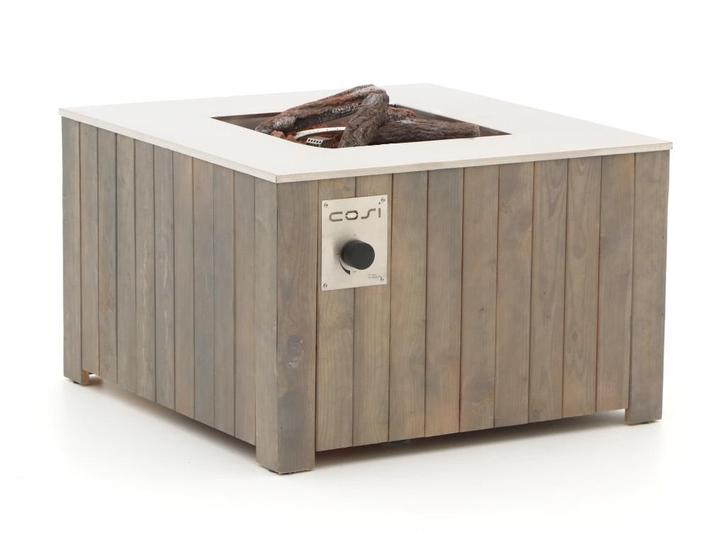 Cosicube 95 Gashaard 95x95x58 Grey Wash, Tuin en Terras, Vuurtafels, Nieuw, Ophalen