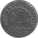 Nederland 25 cent - Duitse bezetting 1942, Postzegels en Munten, Munten | Nederland, Verzenden, Koningin Wilhelmina, 25 cent, Losse munt