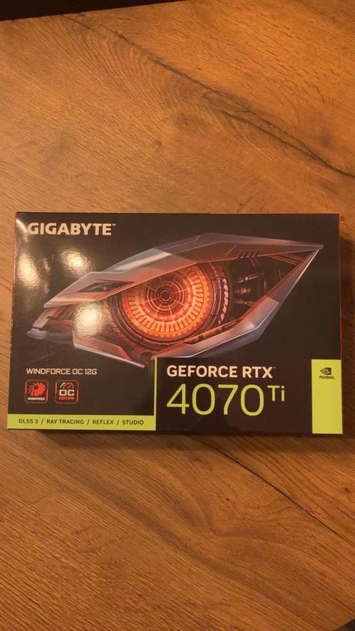 *NIEUW* Gigabyte RTX 4070 Ti WINDFORCE 12GB videokaart, Computers en Software, Videokaarten, Nieuw, Nvidia, PCI-Express 4.0, GDDR6