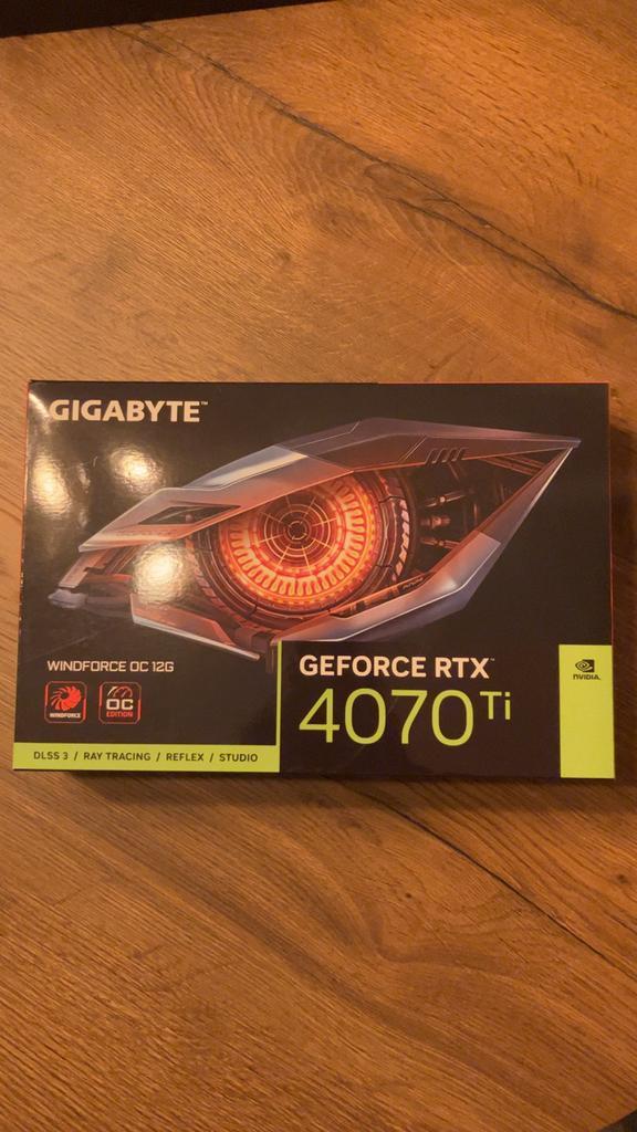 *NIEUW* Gigabyte RTX 4070 Ti WINDFORCE 12GB videokaart, Computers en Software, Videokaarten, Nieuw, Nvidia, PCI-Express 4.0, GDDR6