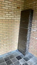 Te koop design schoenenkast van geborsteld metaal., Huis en Inrichting, Kasten | Schoenenkasten, Ophalen, Gebruikt