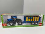 Siku new holland met silage wagen, Ophalen of Verzenden, Zo goed als nieuw, Hijskraan, Tractor of Landbouw, SIKU