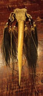 Papoea Dolk,Nieuw Guinea, 10 cm of meer, Overige materialen, Gebruikt, Bruin