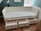 Ikea hemnes bed, Huis en Inrichting, Ophalen, Gebruikt, Wit, Tweepersoons