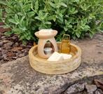 Amberblokjes 4-delig cadeau set (Goude rasp), Huis en Inrichting, Woonaccessoires | Kandelaars en Kaarsen, Overige materialen