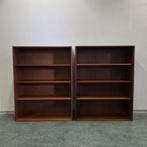setprijs 2x Kempkes vintage boekenkast lage open kast, Ophalen of Verzenden, Huis en Inrichting