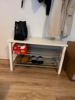 Tjusig schoenenrekje IKEA wit, Huis en Inrichting, Ophalen, Zo goed als nieuw