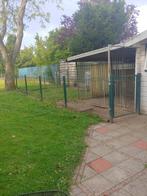 Hekwerk  Groen Gepoedercoat   c.a. 16mtr, Tuin en Terras, Gaas en Draad, Ophalen, Gebruikt, 10 tot 20 meter, Draad