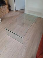 Glazen salontafel, Ophalen, Gebruikt, 100 tot 150 cm, 50 tot 100 cm