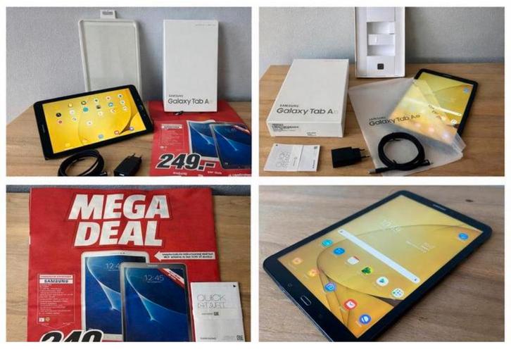 Samsung Galaxy Tab A 10.1” 16GB+32GB Micro SD + Cover, Computers en Software, Android Tablets, Zo goed als nieuw, Wi-Fi, 10 inch