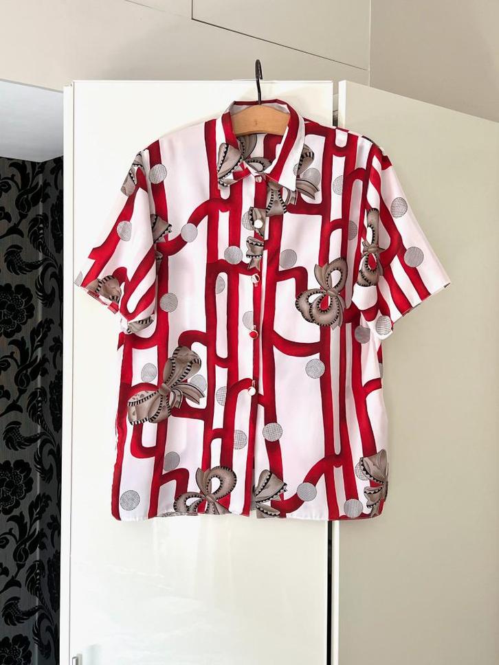 Nieuw prachtige blouse & "strik' print Windsor London; large, Kleding | Dames, Blouses en Tunieken, Nieuw, Maat 42/44 (L), Rood