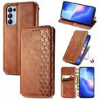 Luxe PU Lederen Wallet Case Set voor OPPO Reno 4 5G _ Bruin, Verzenden, Nieuw, Hoesje of Tasje