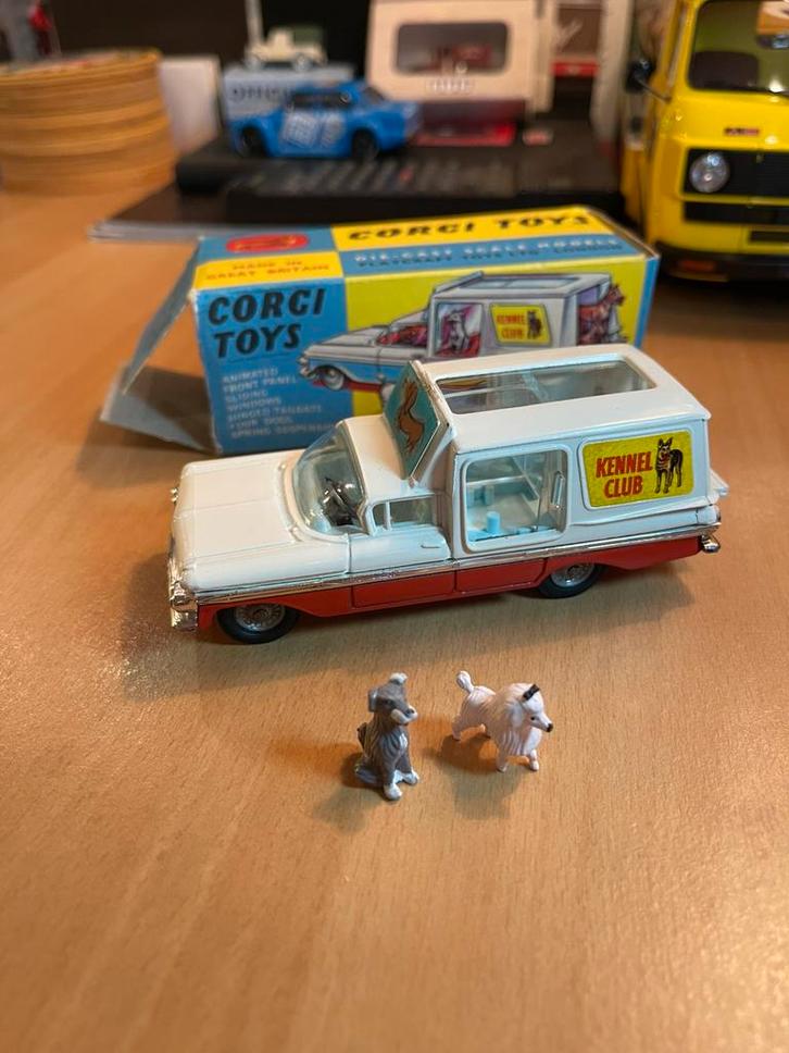 1:43 CORGI TOYS 486 KENNEL SEEVICE WAGON, Hobby en Vrije tijd, Modelauto's | 1:43, Gebruikt, Auto, Corgi, Ophalen of Verzenden