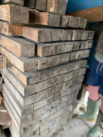 Balken 80 stuks 218X10X7cm hout vurenhout beschikbaar voor biedingen