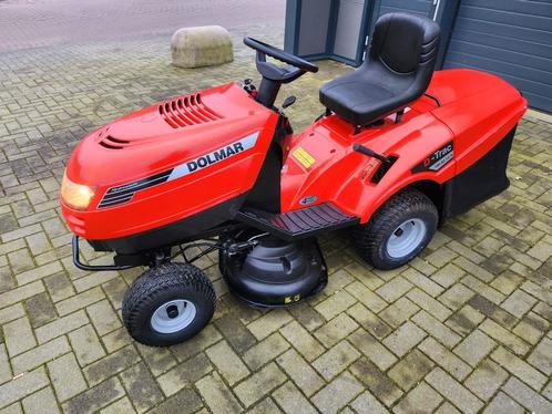 Zitmaaier dolmar achtervanger hydrostaat, Tuin en Terras, Grasmaaiers, Zo goed als nieuw, 50 cm of meer, Cirkelmaaier, Elektrische starter