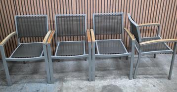 25 x horeca stoelen cafe terras bistro terrasstoelen metaal beschikbaar voor biedingen